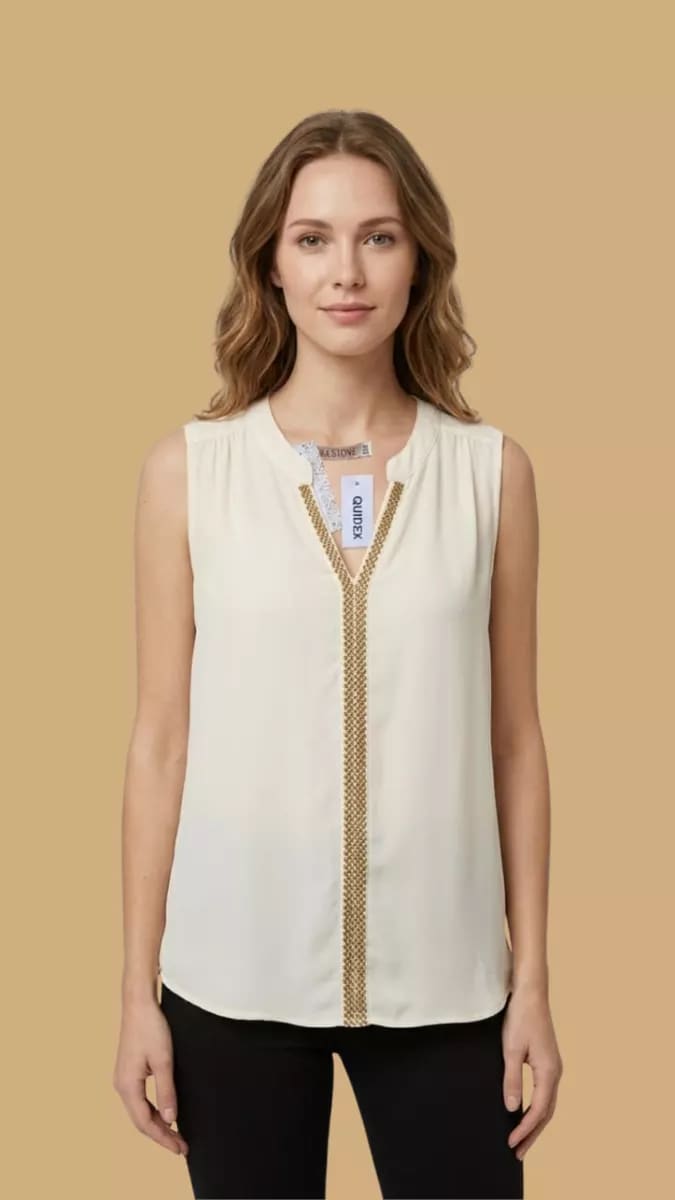 BLUSA AMARILLA PALIDA TALLA M
